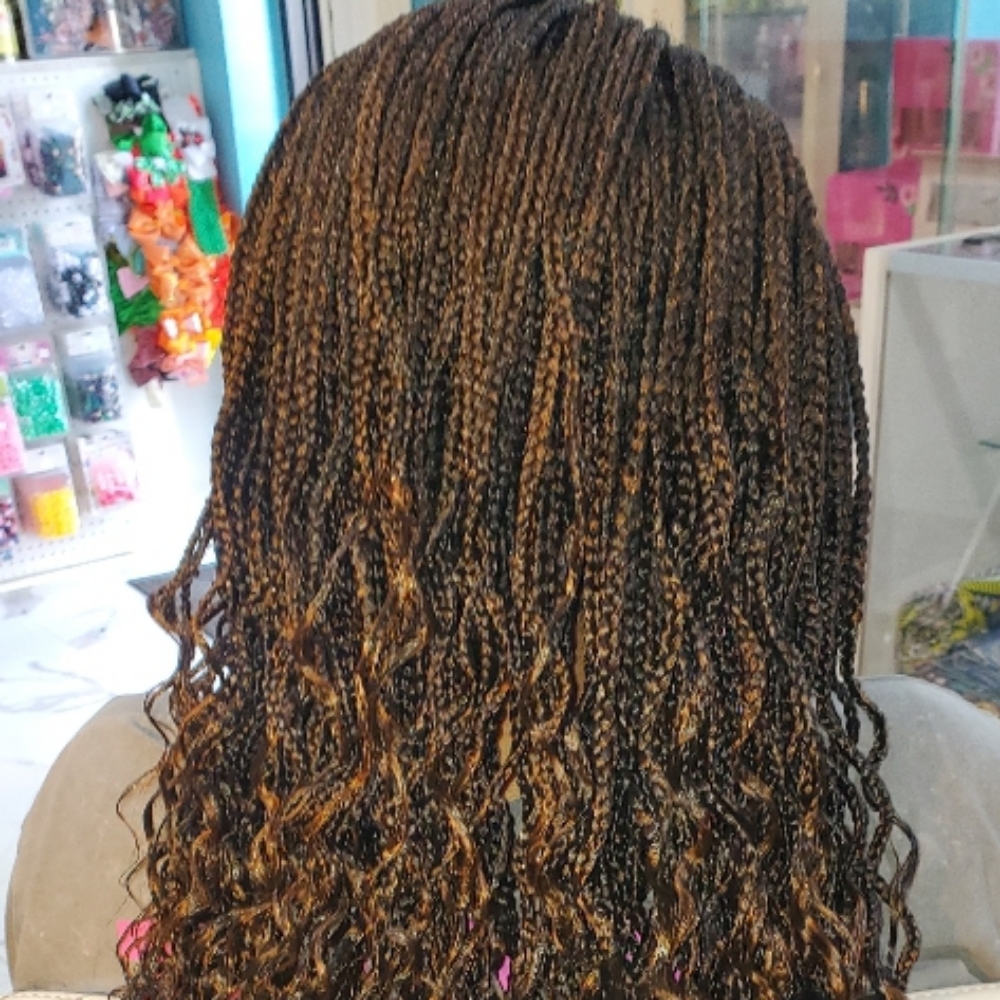 Single Braids Micro at Djina  Braiding in Grand Prairie, TX
