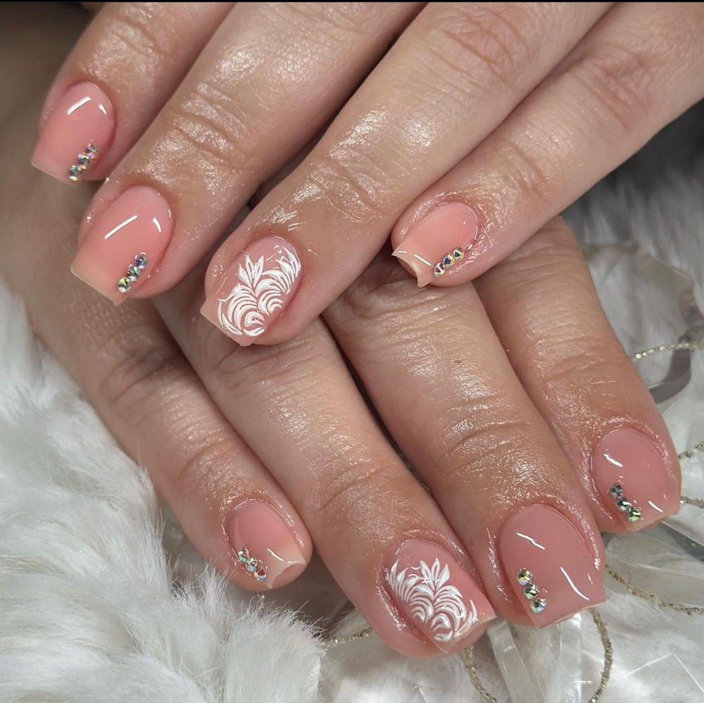 Acrylic In Natural Nails