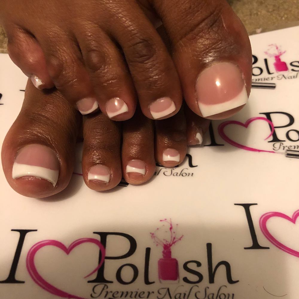 Pink & White Toes