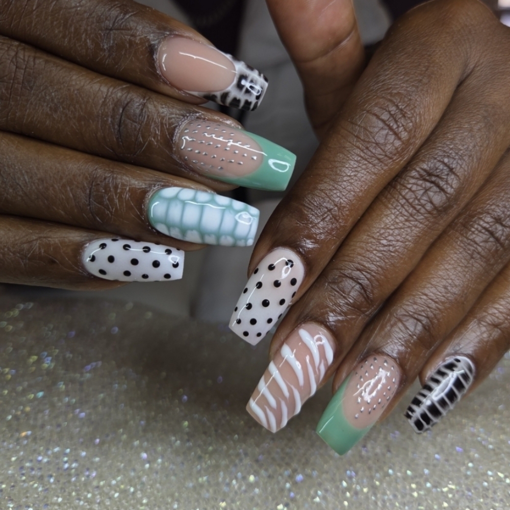 Acrylic Nails Long at Kays Perfectionist Nails in Jacksonville, FL
