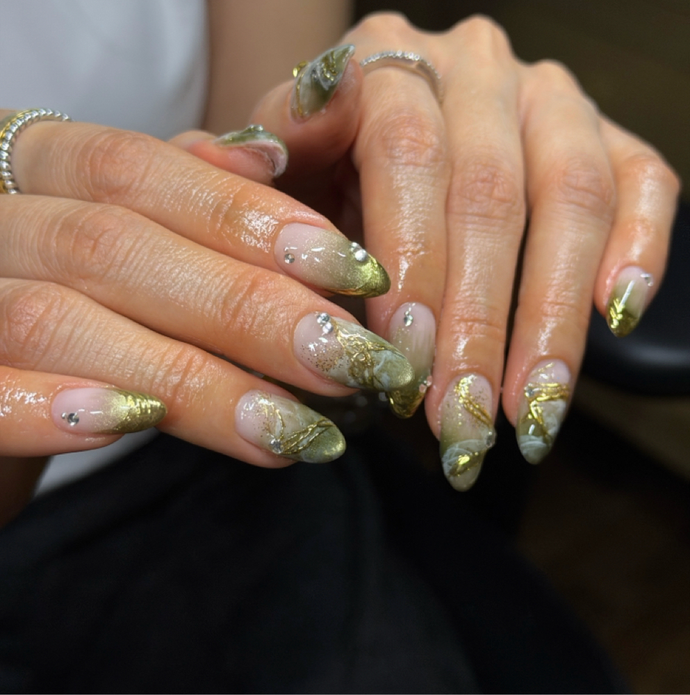 Structured Gel Overlay: M Length at Ying's Nails in New York, NY