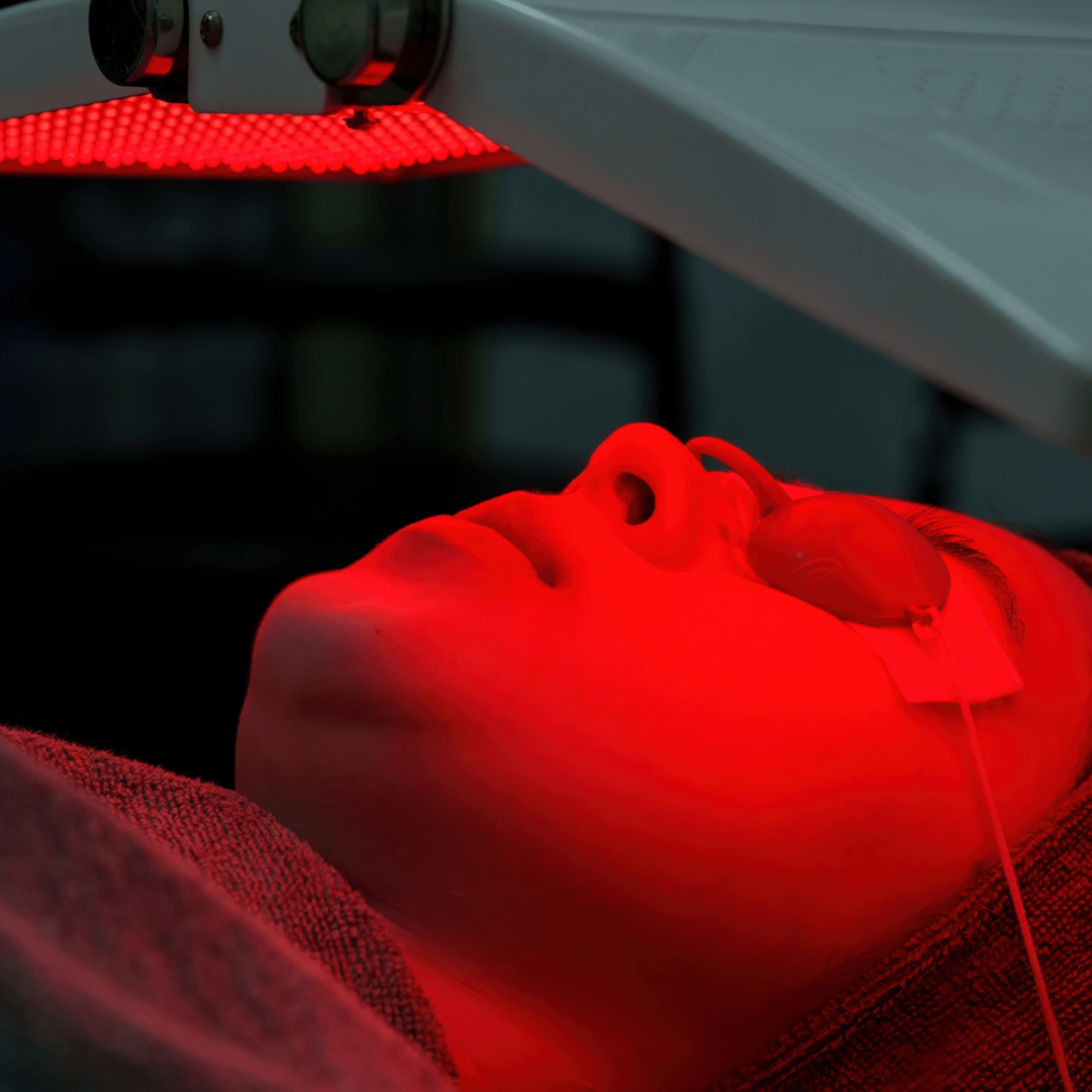 Red light therapy at Halo and Harmony Skinlounge in Scottsdale, AZ