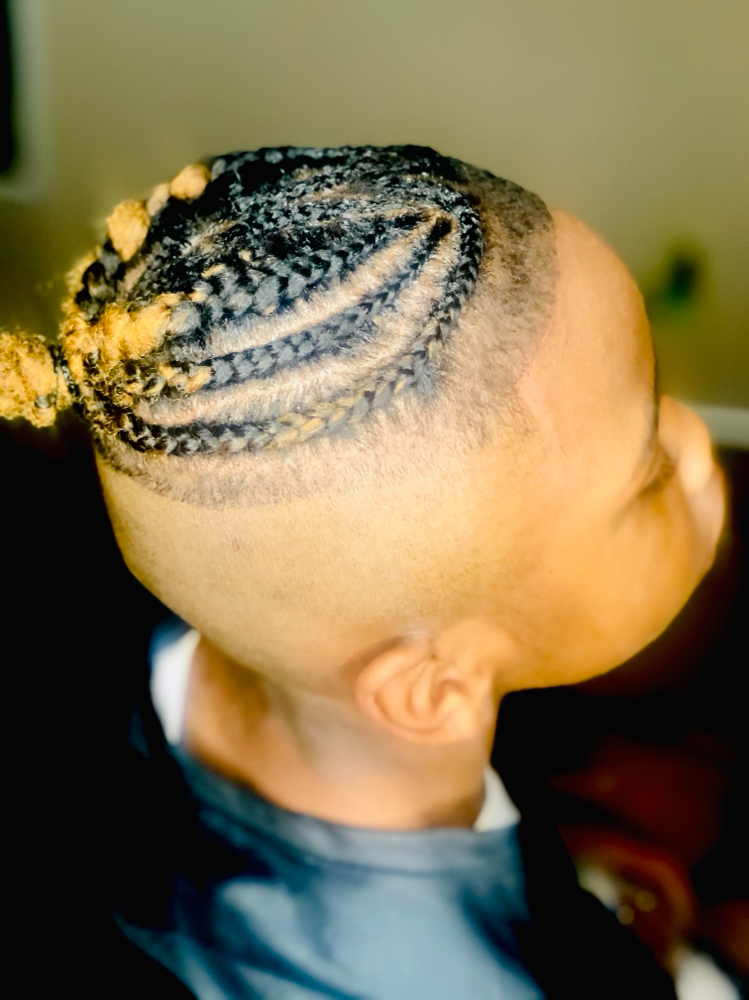 4 regular stitch braids