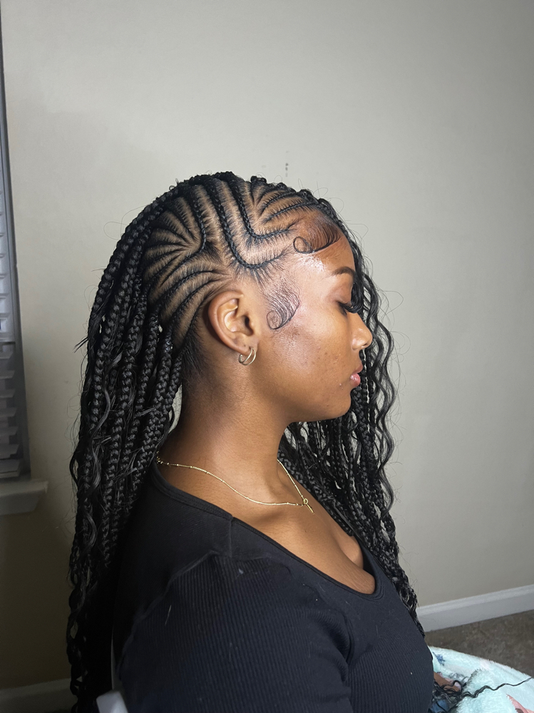 Braided Mohawk at Hair By Kenny 🦋 in Brentwood, TN