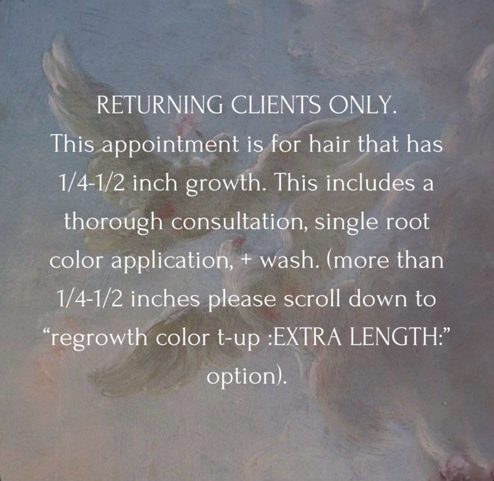 REGROWTH SINGLE COLOR TOUCH-UP