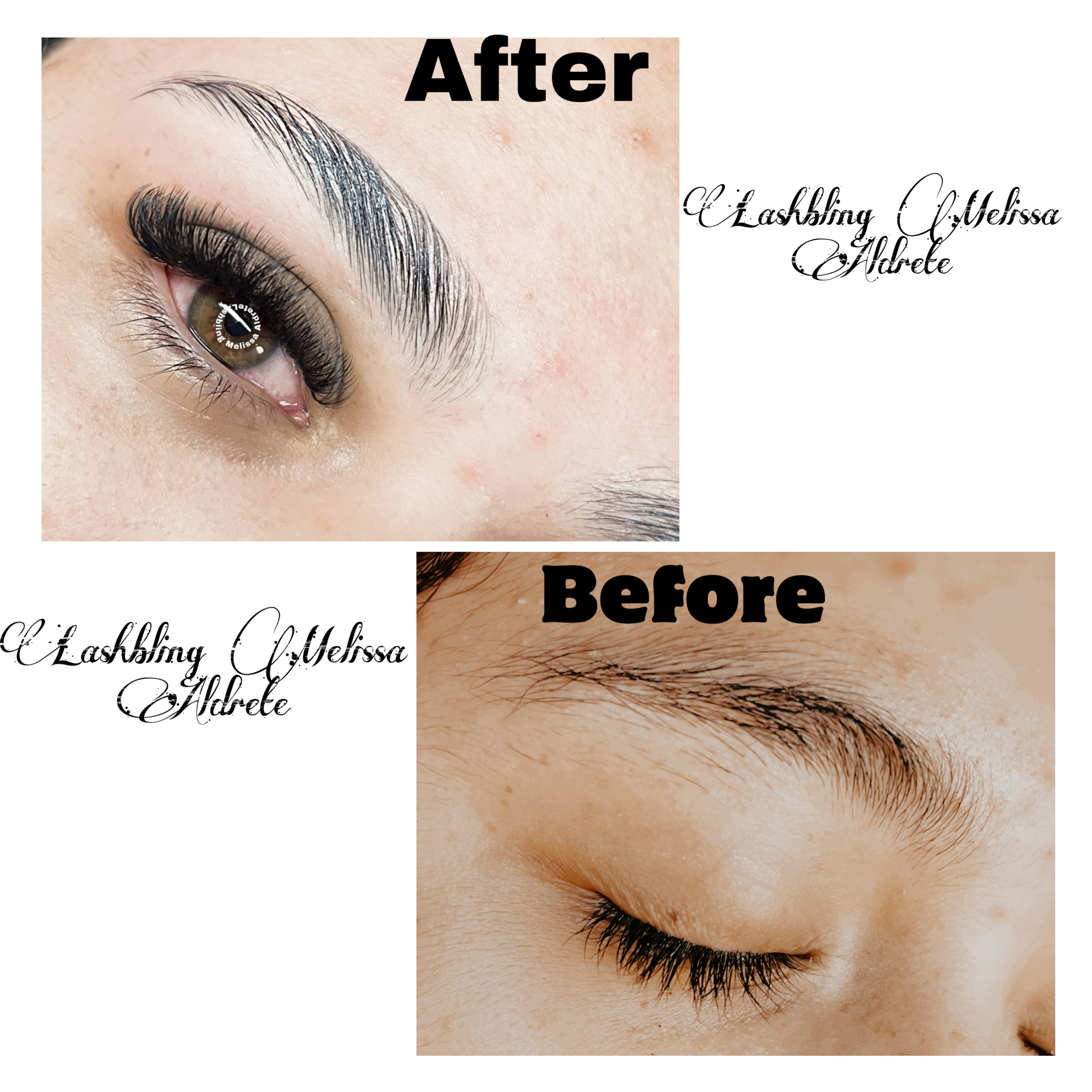 Eyebrow tint and waxing