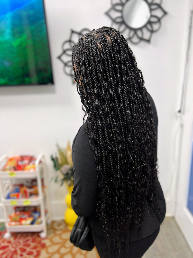 Boho Knotless Medium Waist Length