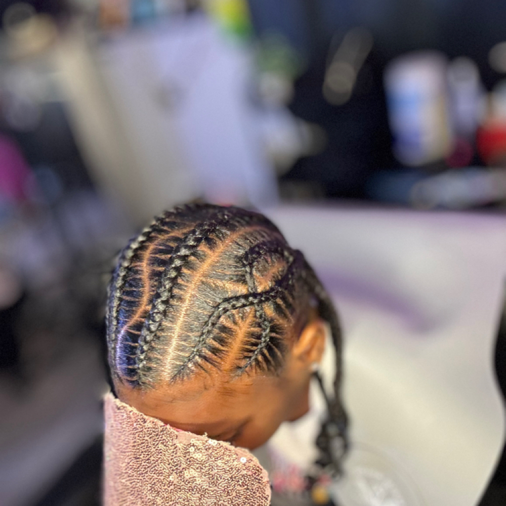 Stitch Braids(2-6)w/ Braiding Hair at Braids With Class in Ruther Glen, VA