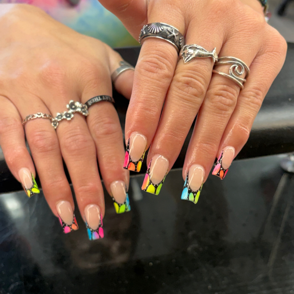 Nail Art Full Set at Vibe Salon in Reno, NV