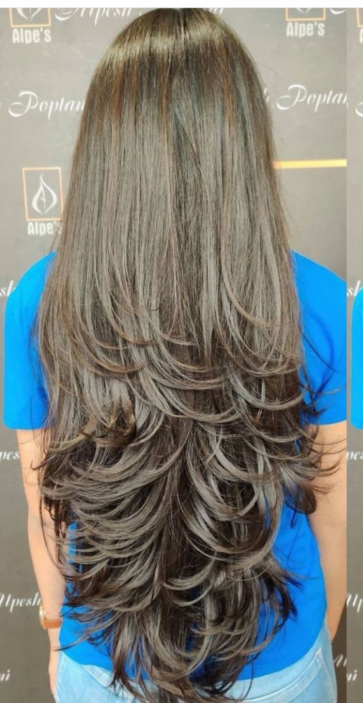 Long Layered Hair Cut(popular)