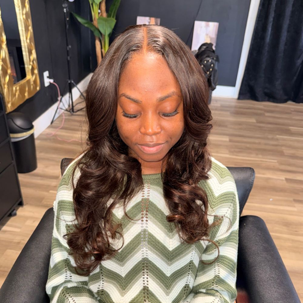 Sew-In Install at Crowned Jewel Beauty Studio in Cape Girardeau, MO