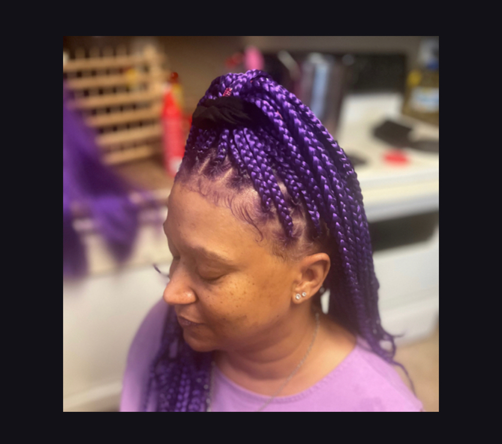 Small Knotless Braids