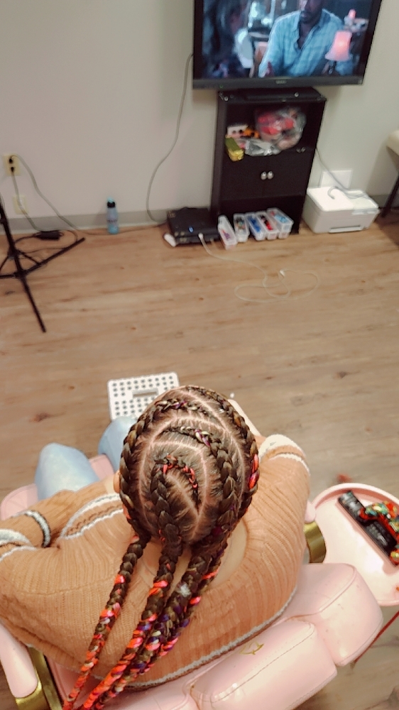 Feedin Braids Style