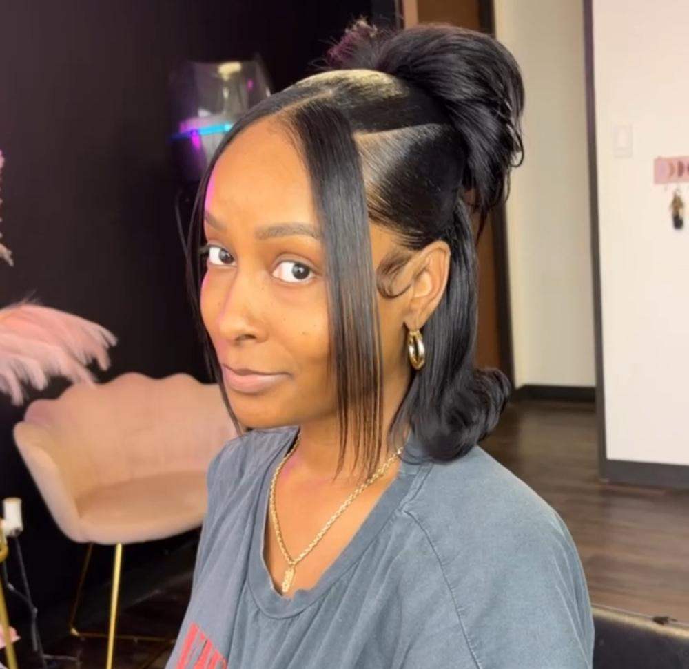Half Up Half Down (Quick Weave)