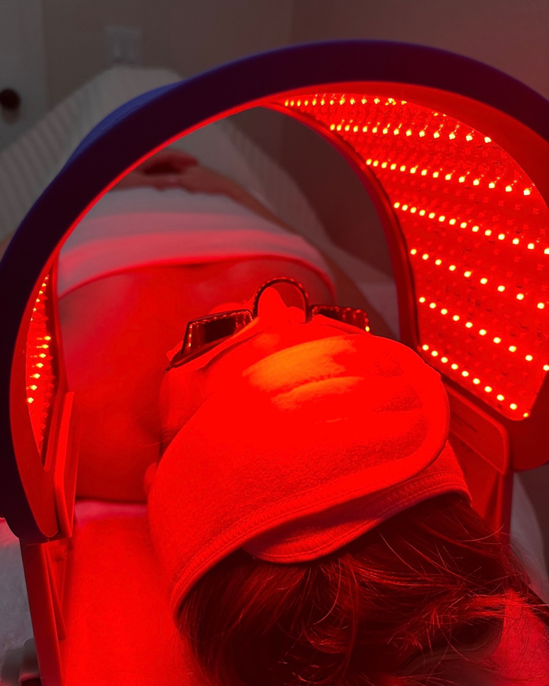 LED Light Therapy at Kmpesthetics in Rocklin, CA