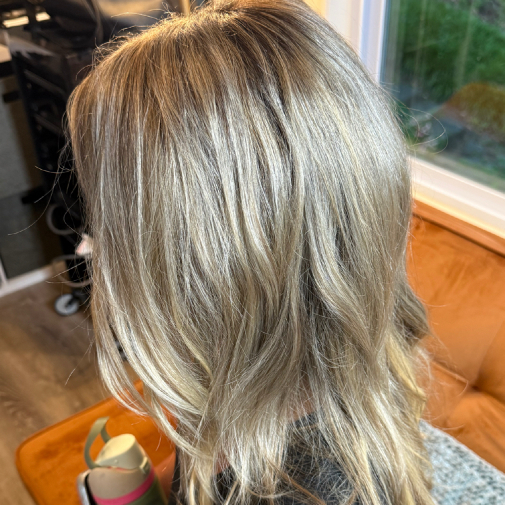 Extension Install (Sewn Silk Weft) at Voila Salon in Roswell, GA