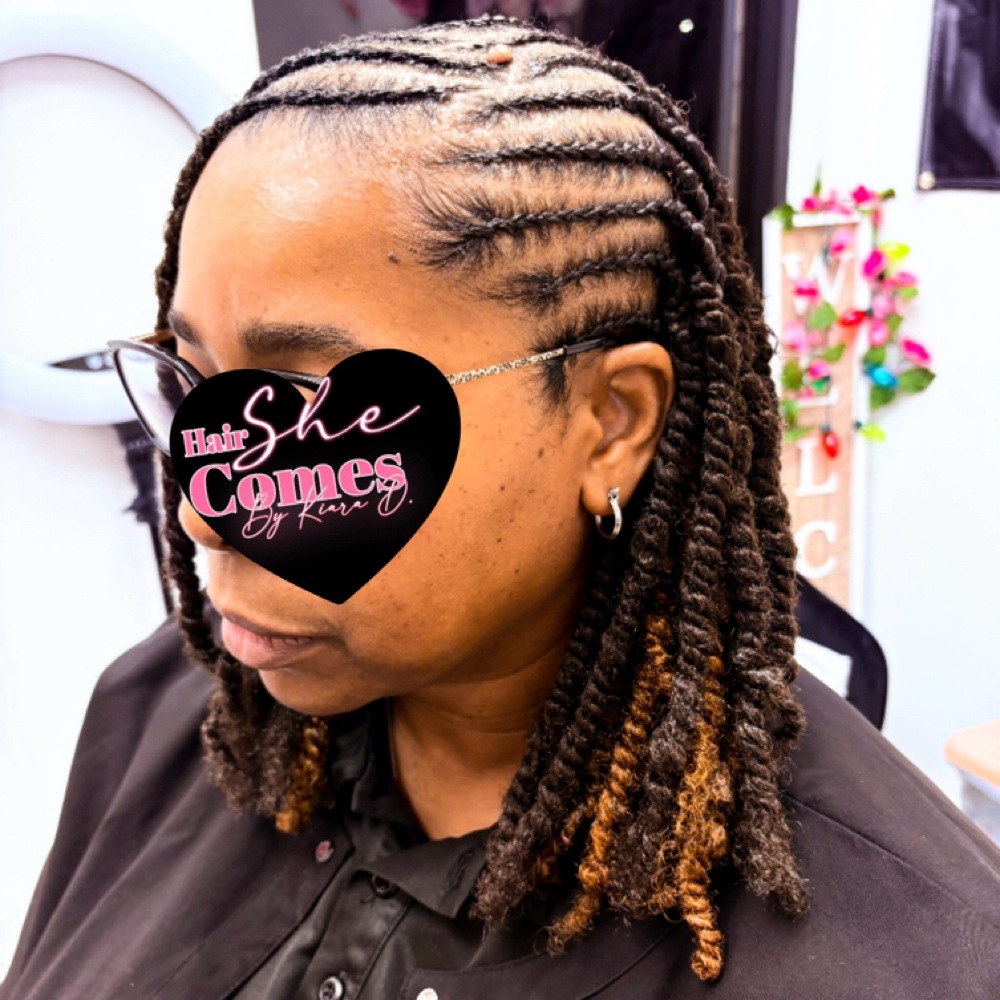 Fulani Individual (knotless) Twist at Hair She Comes By Kiara D in Longview, TX
