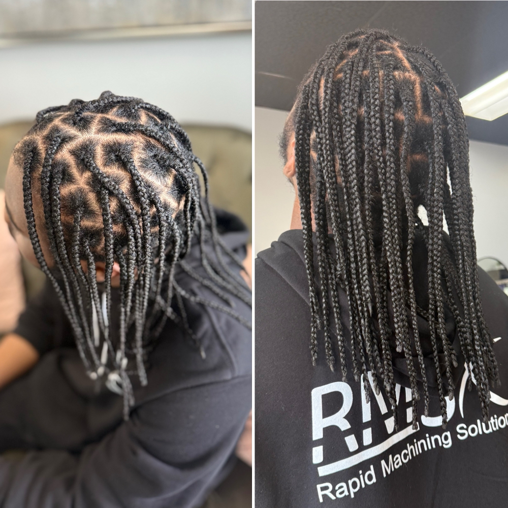 Mens Box Braids With Extensions