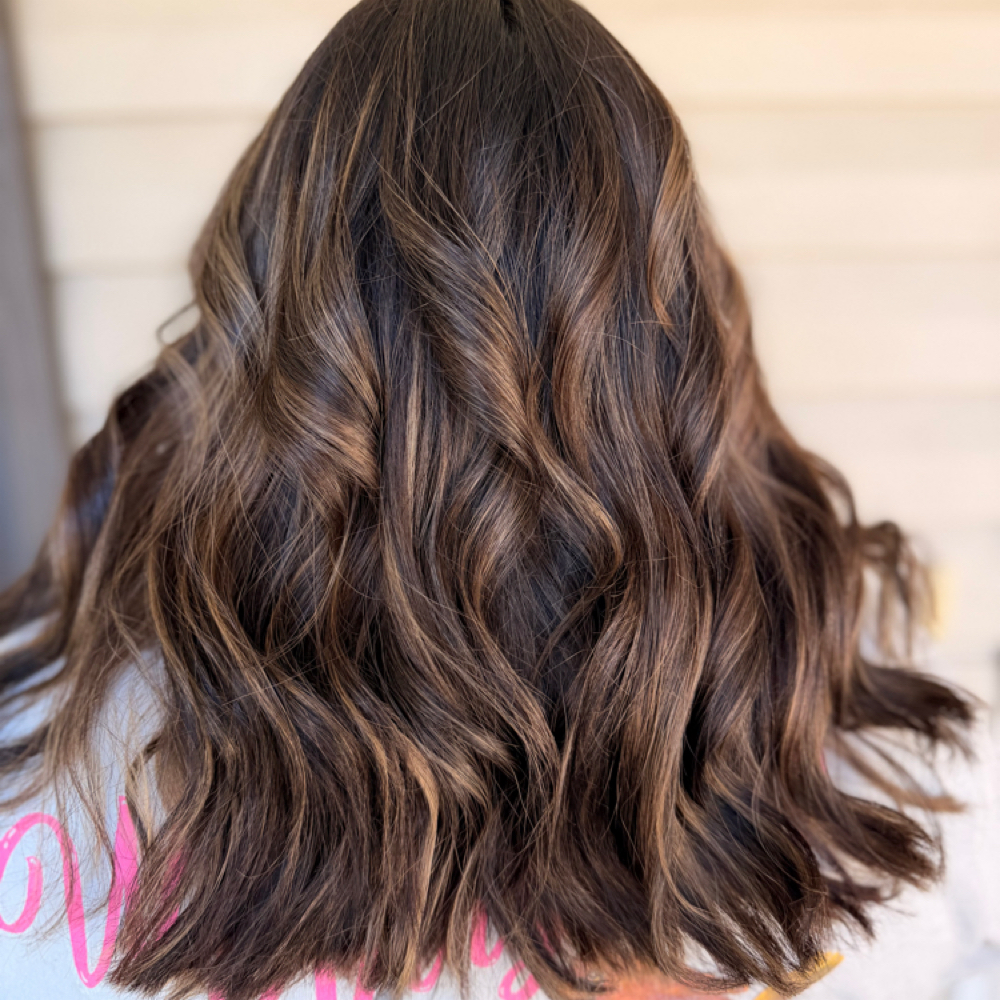 Reverse Balayage at Lineage Beauty Studio by Vale in Four Oaks, NC