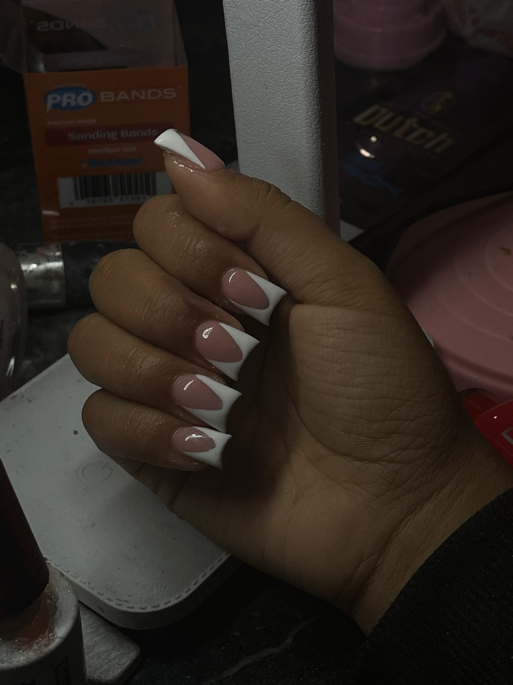 Short French Nail Art