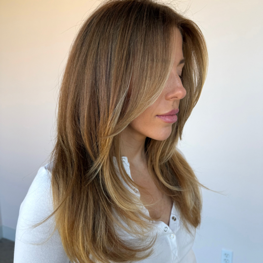 Gloss Treatment at Freda Hair Co in Fort Worth, TX