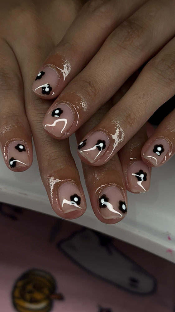structured gel manicure