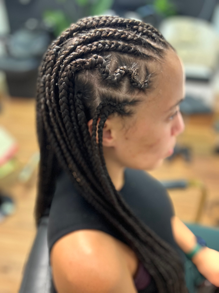 Schmedium Fulani Braids