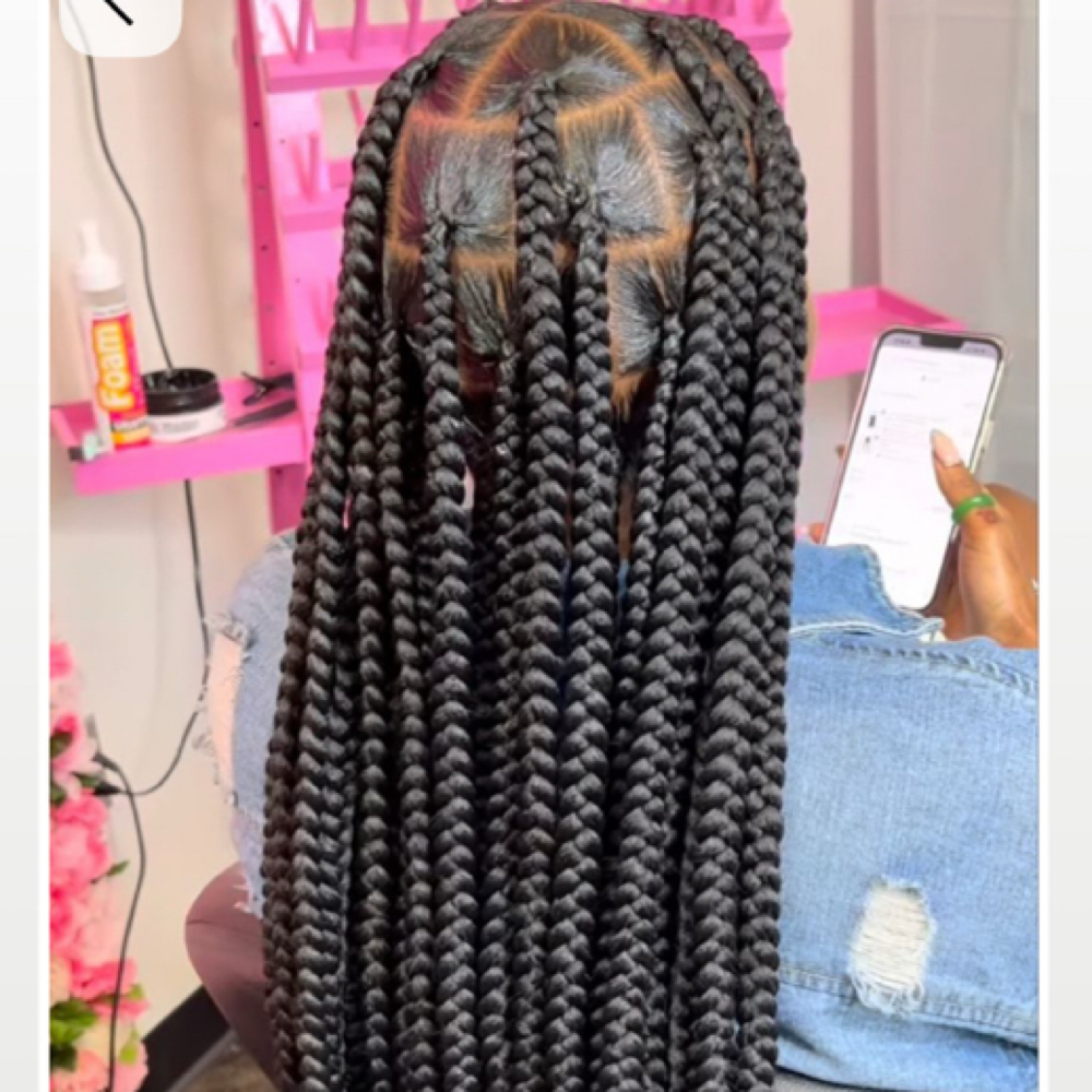 large boxbraids at GLOW Spa Tanning & Fitness in Owego, NY