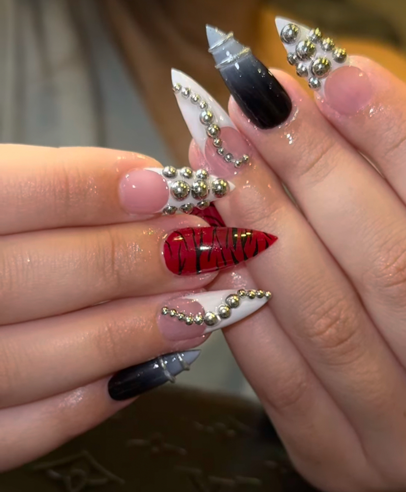 Gel X Full Design at Licha Nailz in Wilmington, NC