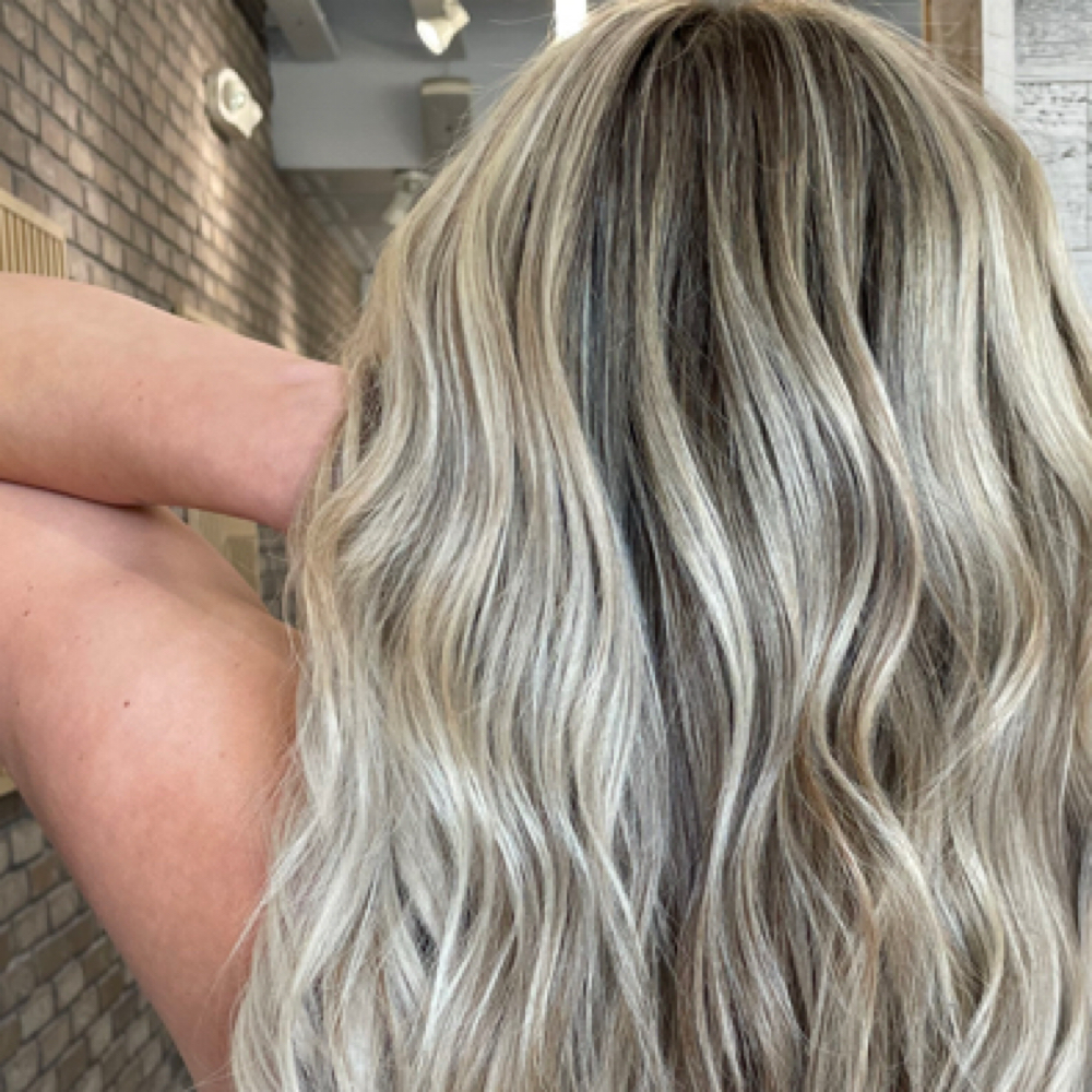 Partial Luxe Blonding at beautybymarjorieanne in Tracy, CA