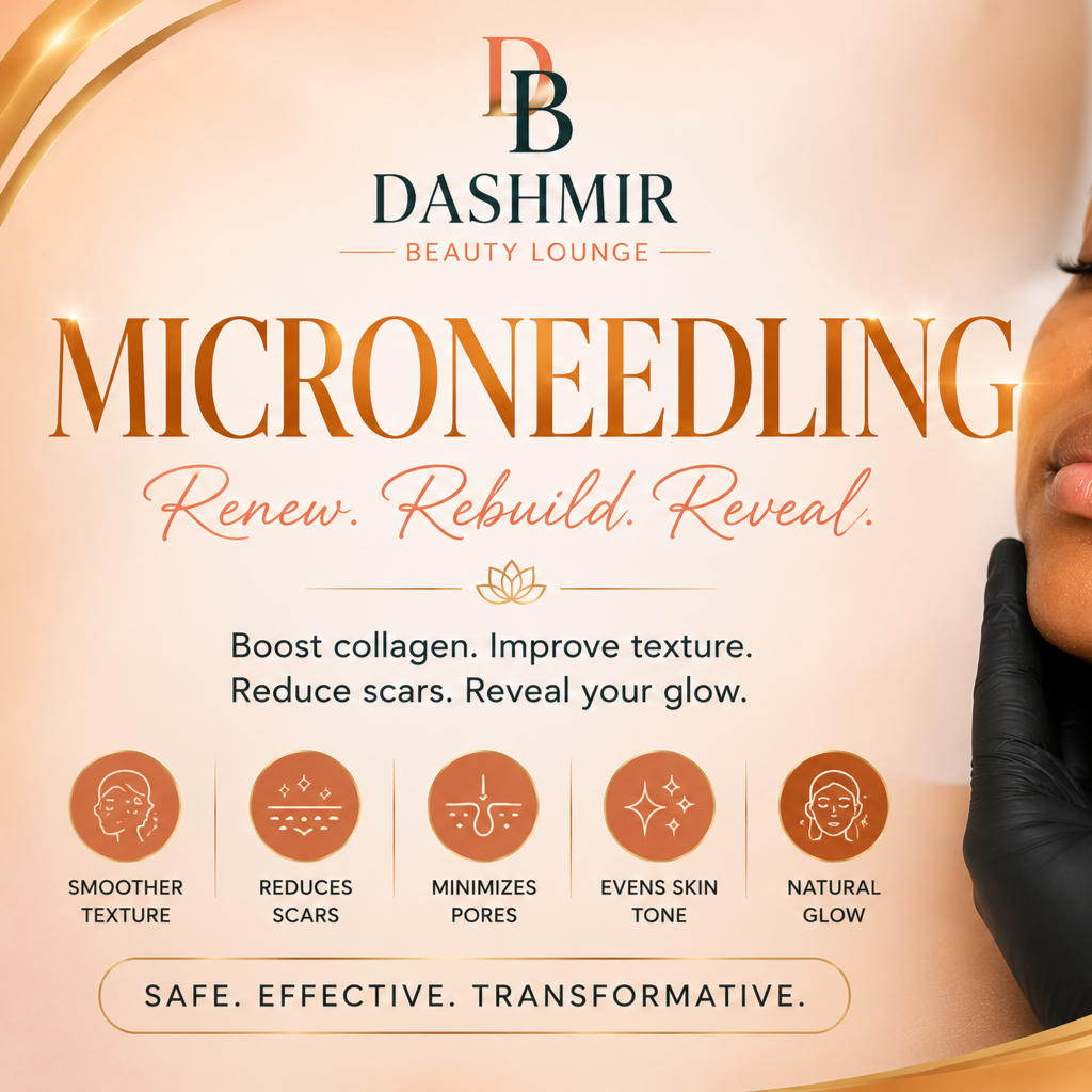 Microneedling at Dashmir Beauty Lounge in Roswell, GA