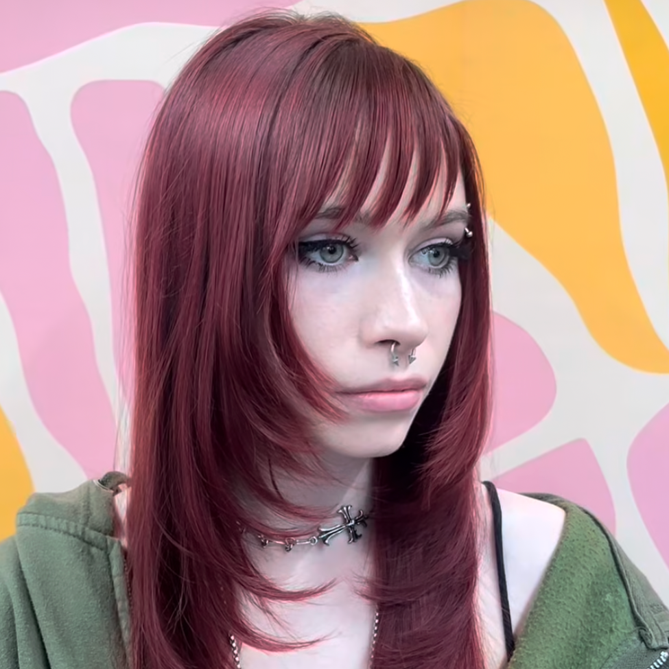 Bang trim at gooddaytodye in San Antonio, TX
