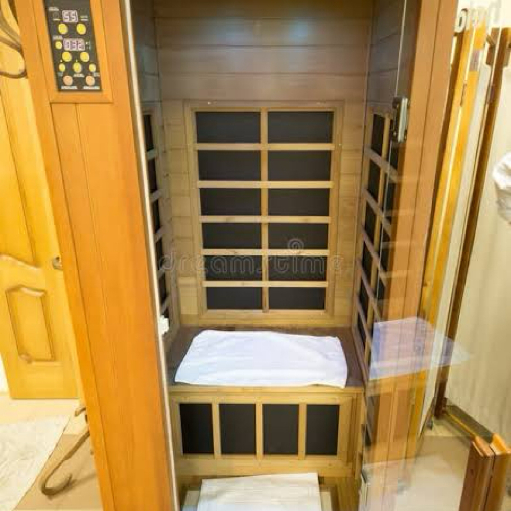 Infrared Sauna (Cabin) -1 session at Heavenly Skin Care in Franklin, NH
