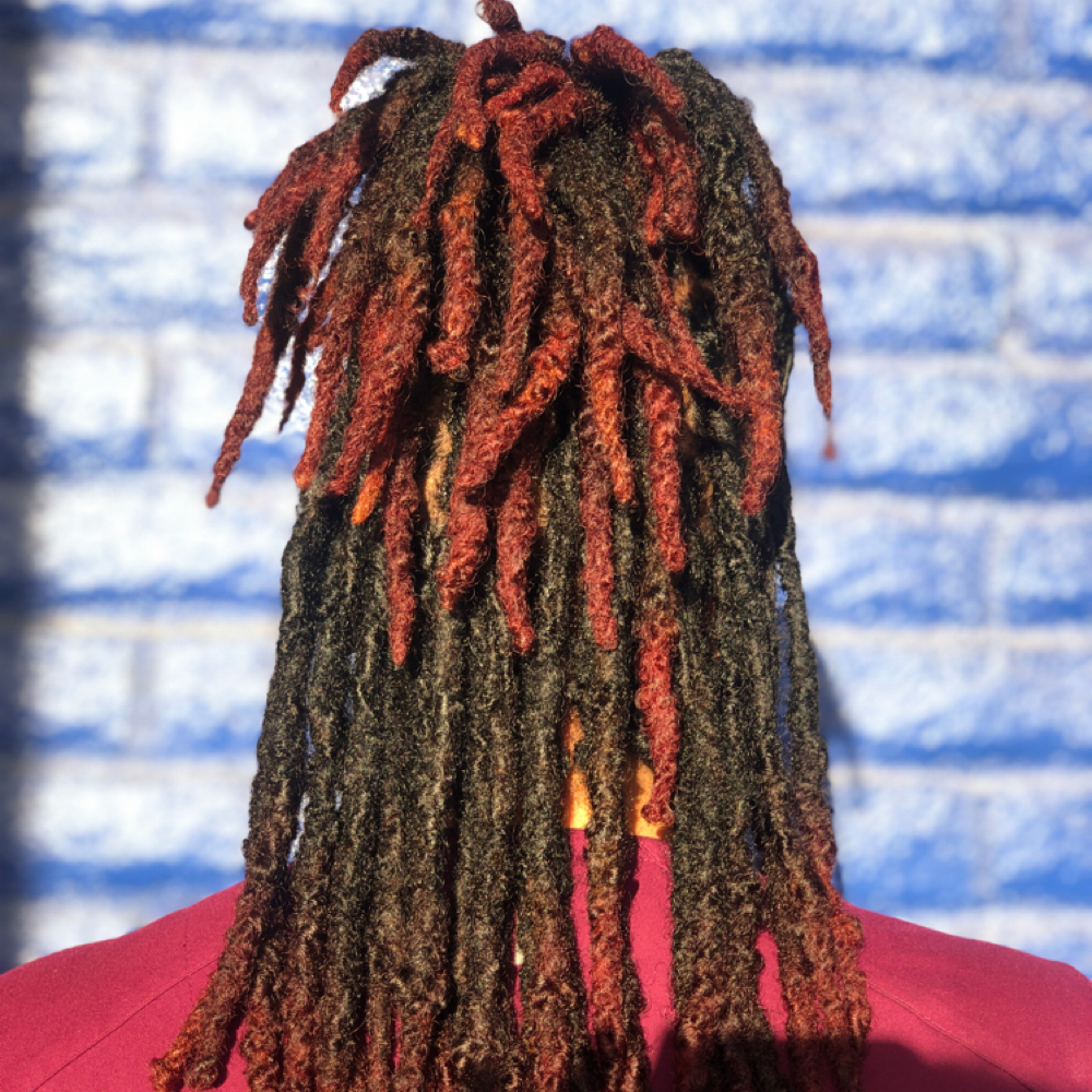 ✨ Crowned Loc Color Experience at Pretty B Stylez Studio in Webster, TX
