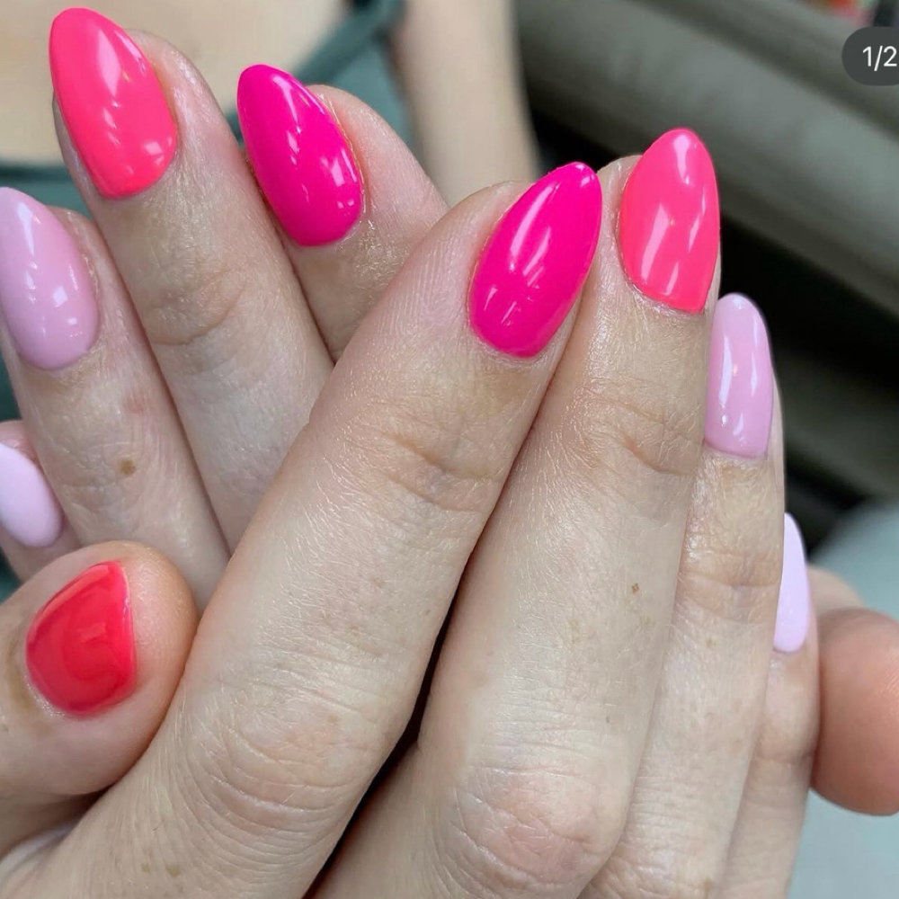 Manicure at Estelle Nail Studio in Newport Beach, CA