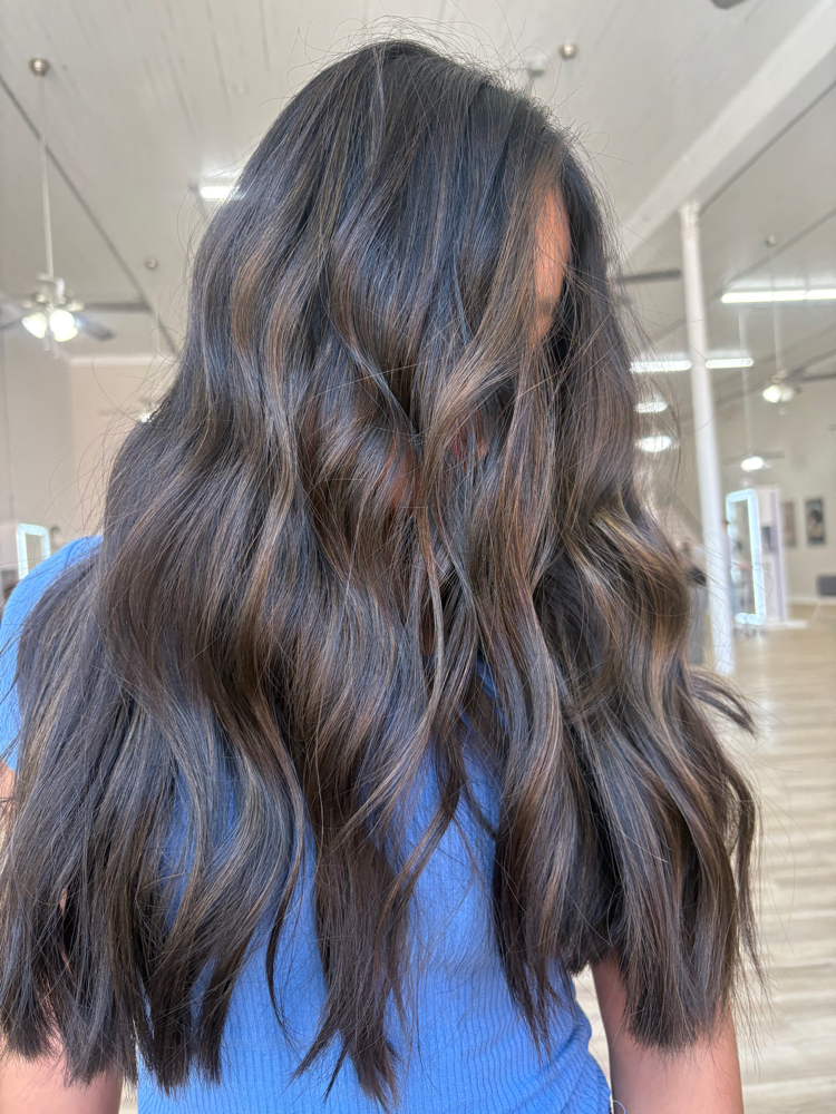 brunette balayage
