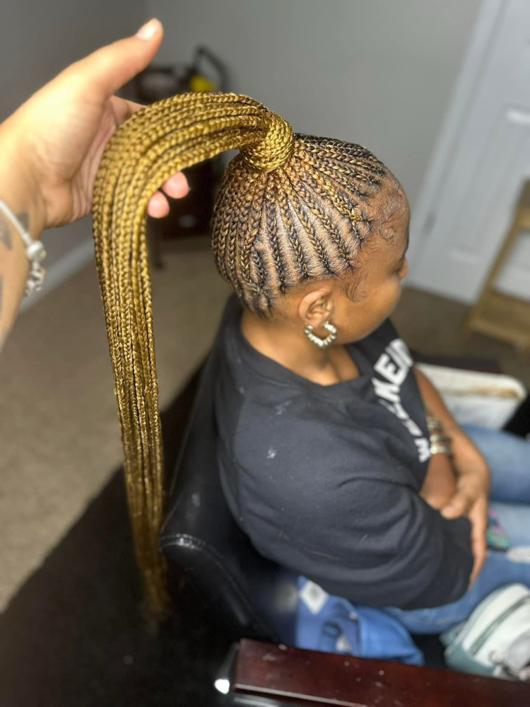 Feed In Ponytail at Crowned By Cierra in Augusta, GA