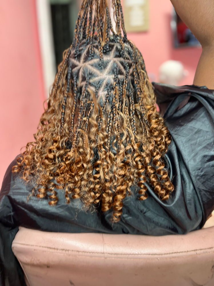 Mediem Bob Boho Knotless