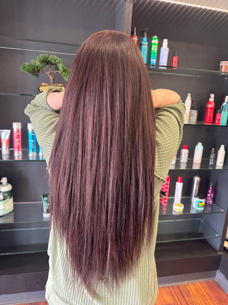 Long haircut