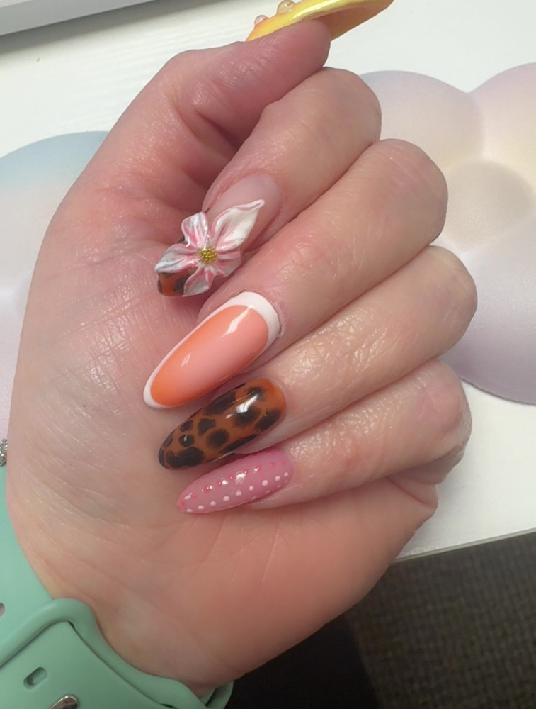 3D Flower (per Nail) $15