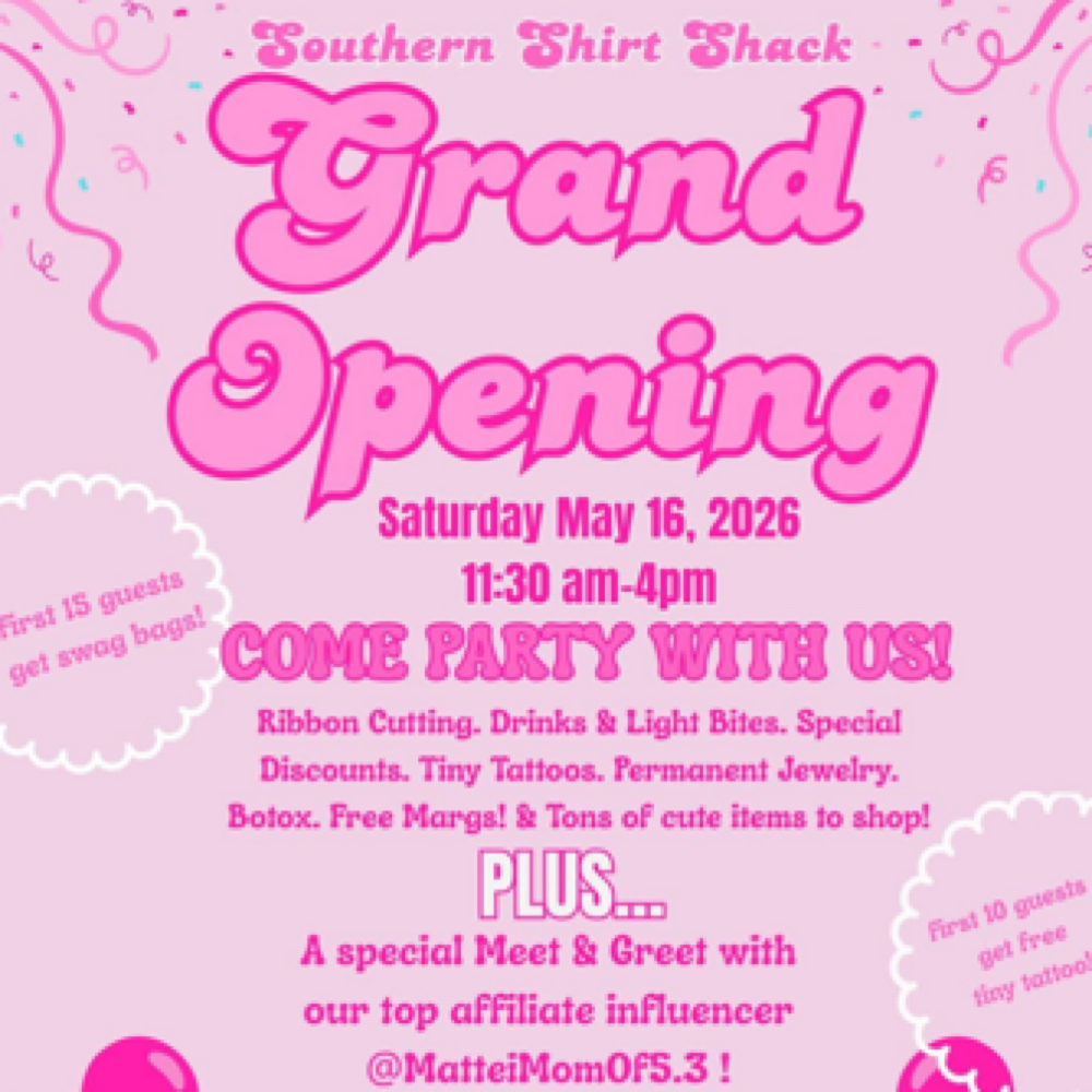 Southern Shirt Shack Grand Opening at Unfiltered Skin in Dickinson, TX