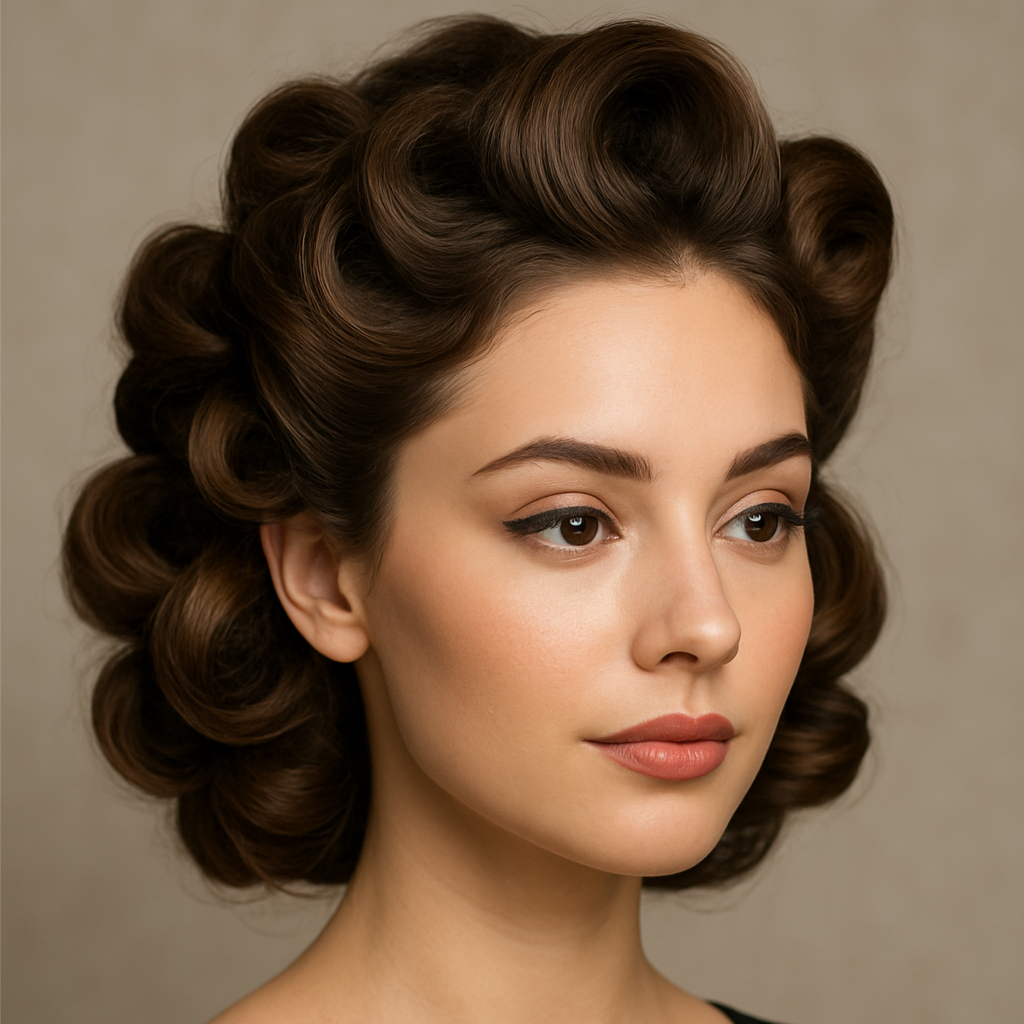 Sleek Round Brush + Pin-Up Curls at Sleek Lux Salon in Buford, GA