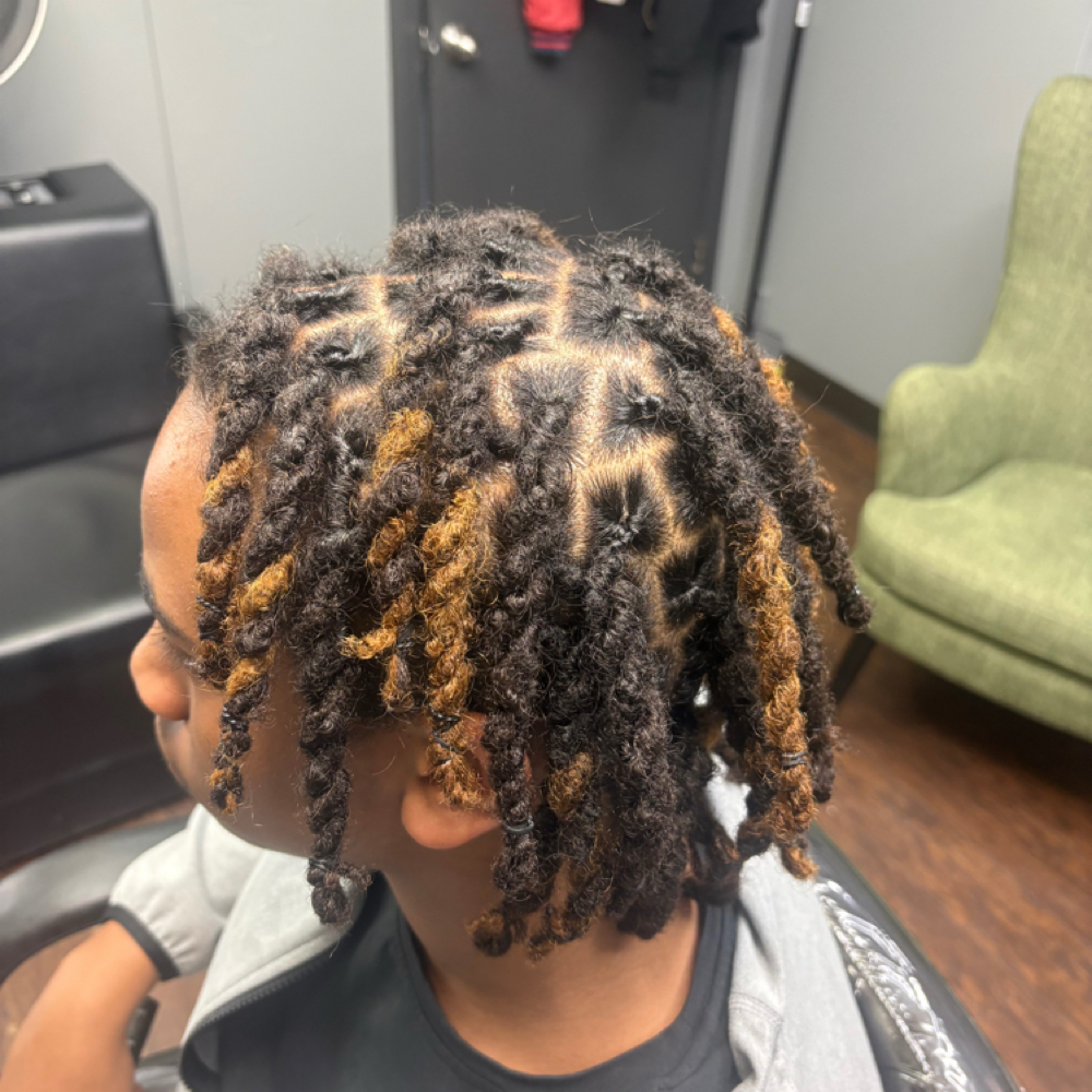 Kids 13-16 SHOULDER LENGTH LOCS at LOVINGMYLOCS in Duncanville, TX