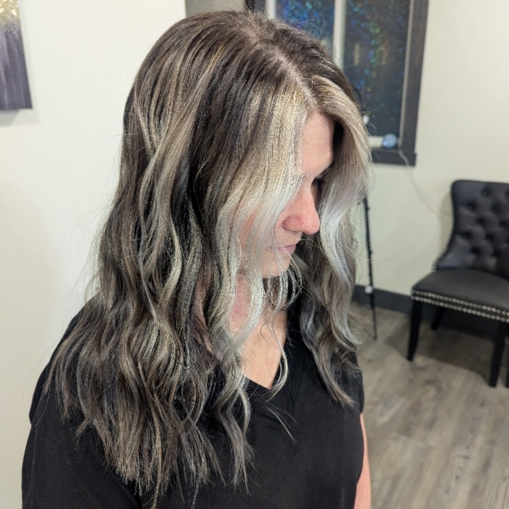 Face Framing Highlights/ 7 Foils at Feel Pretty Parlor in Saint Anthony, ID