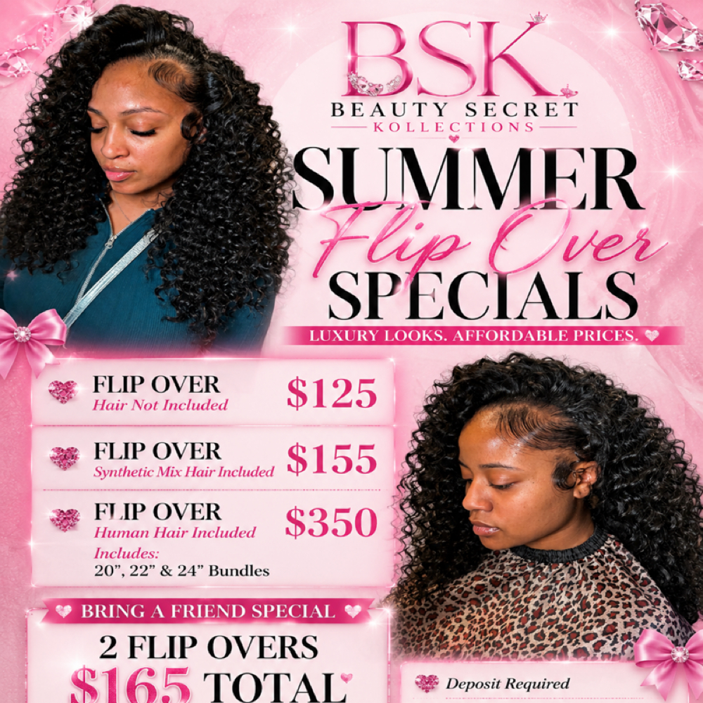 Flip Over W/Human Hair at Beauty Secrets in Milwaukee, WI