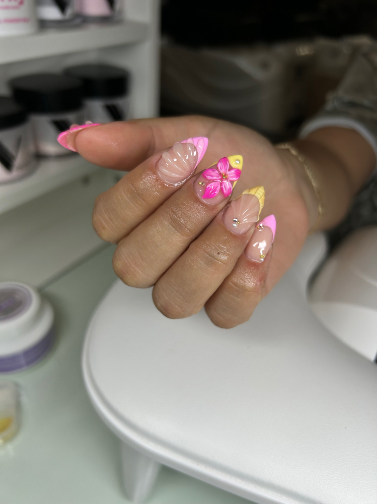 Acrylic Sets (Intricate Design)