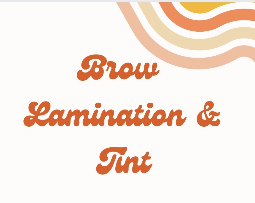 Brow Lamination & Tint