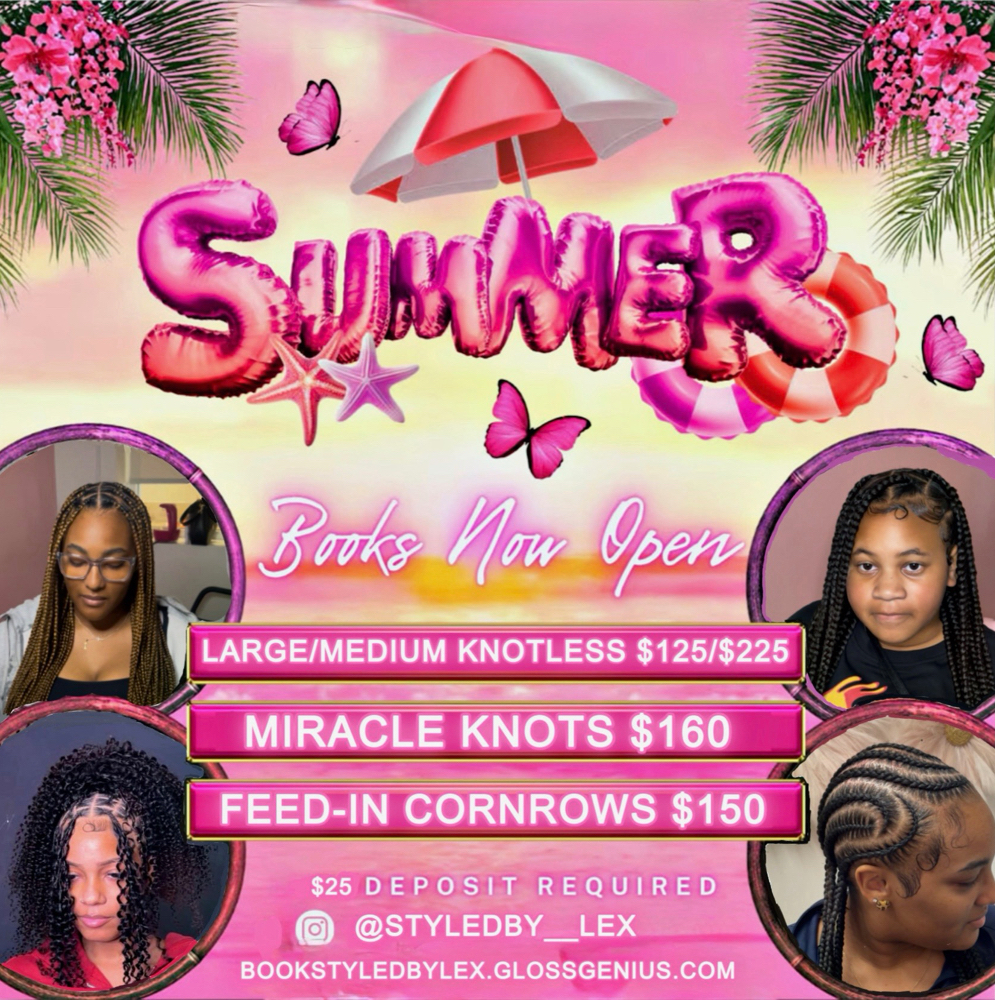 Miracle Knots Summer Special at StyledByLex in waldorf, MD