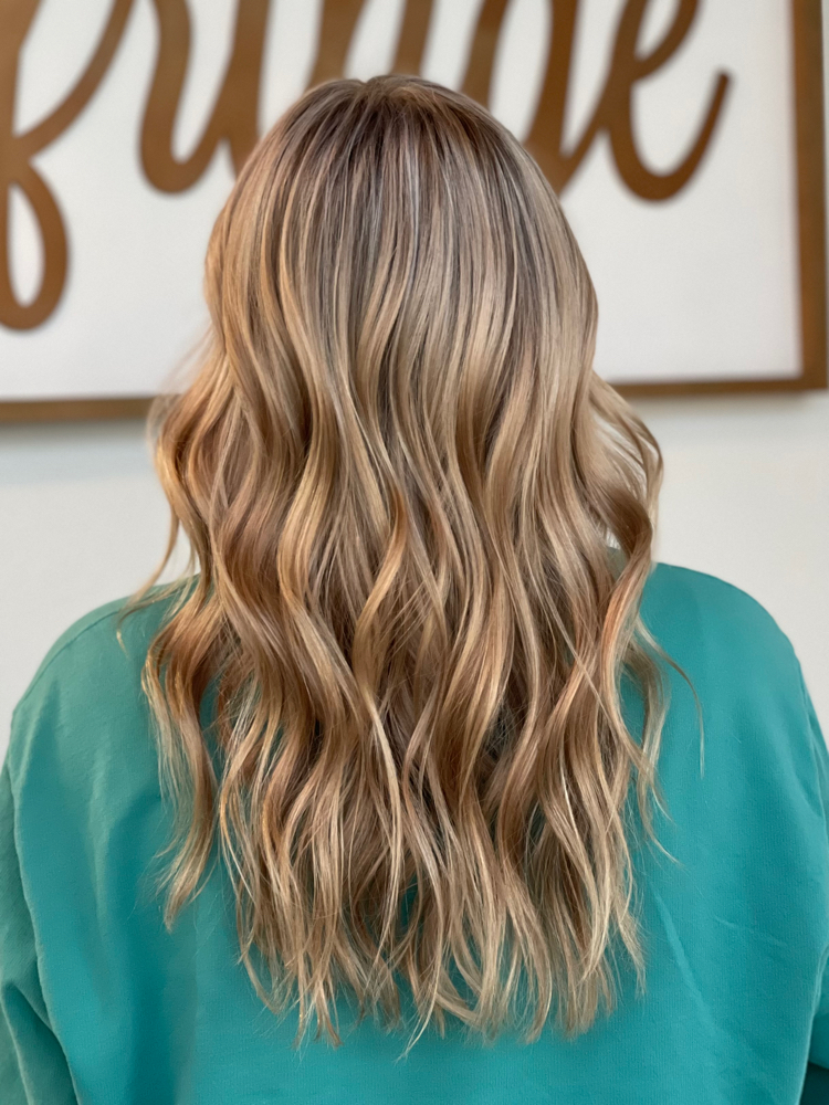 Full Highlight & Root touch-up