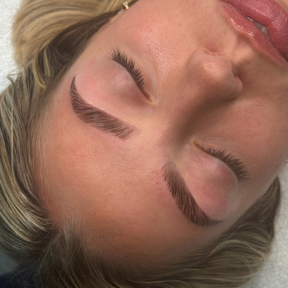 Brow lamination at LeClair Aesthetics in Wichita, KS